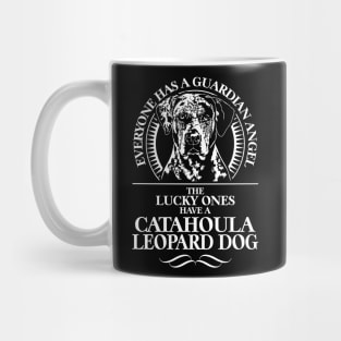 Catahoula Leopard Dog Guardian Angel dog saying Mug